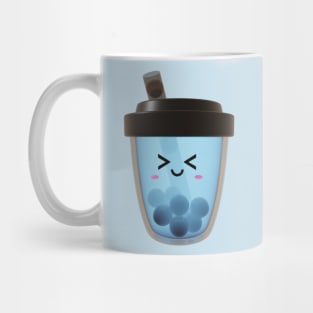 Cute blue boba tea Mug